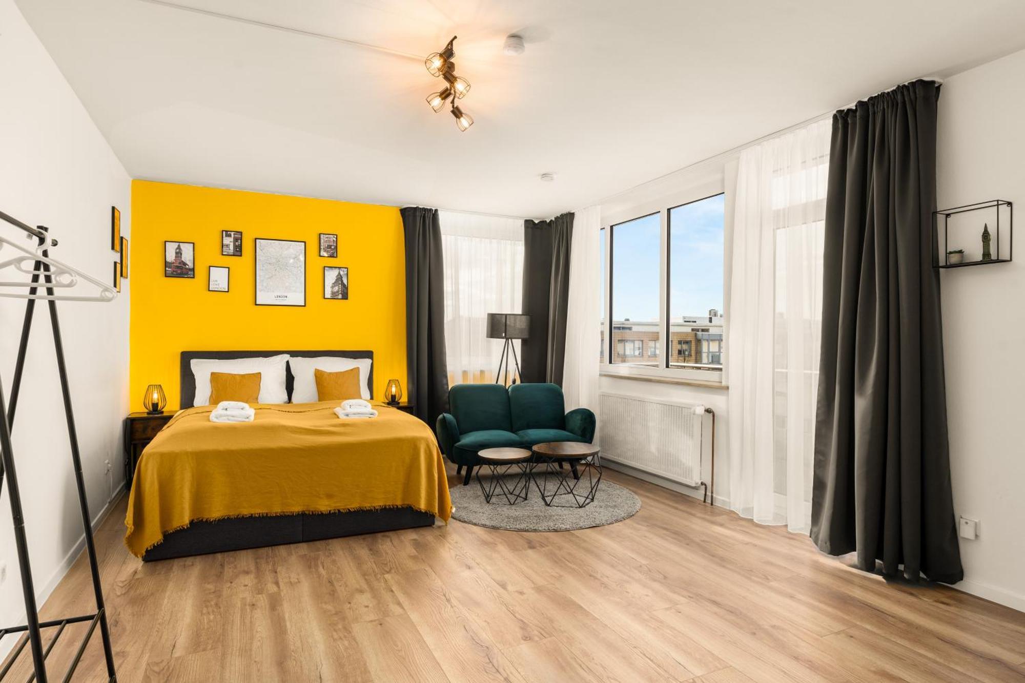 Free Living - City Design Apartments, Zentrum, Outlet, Balkon, Kueche Wolfsburg Eksteriør bilde