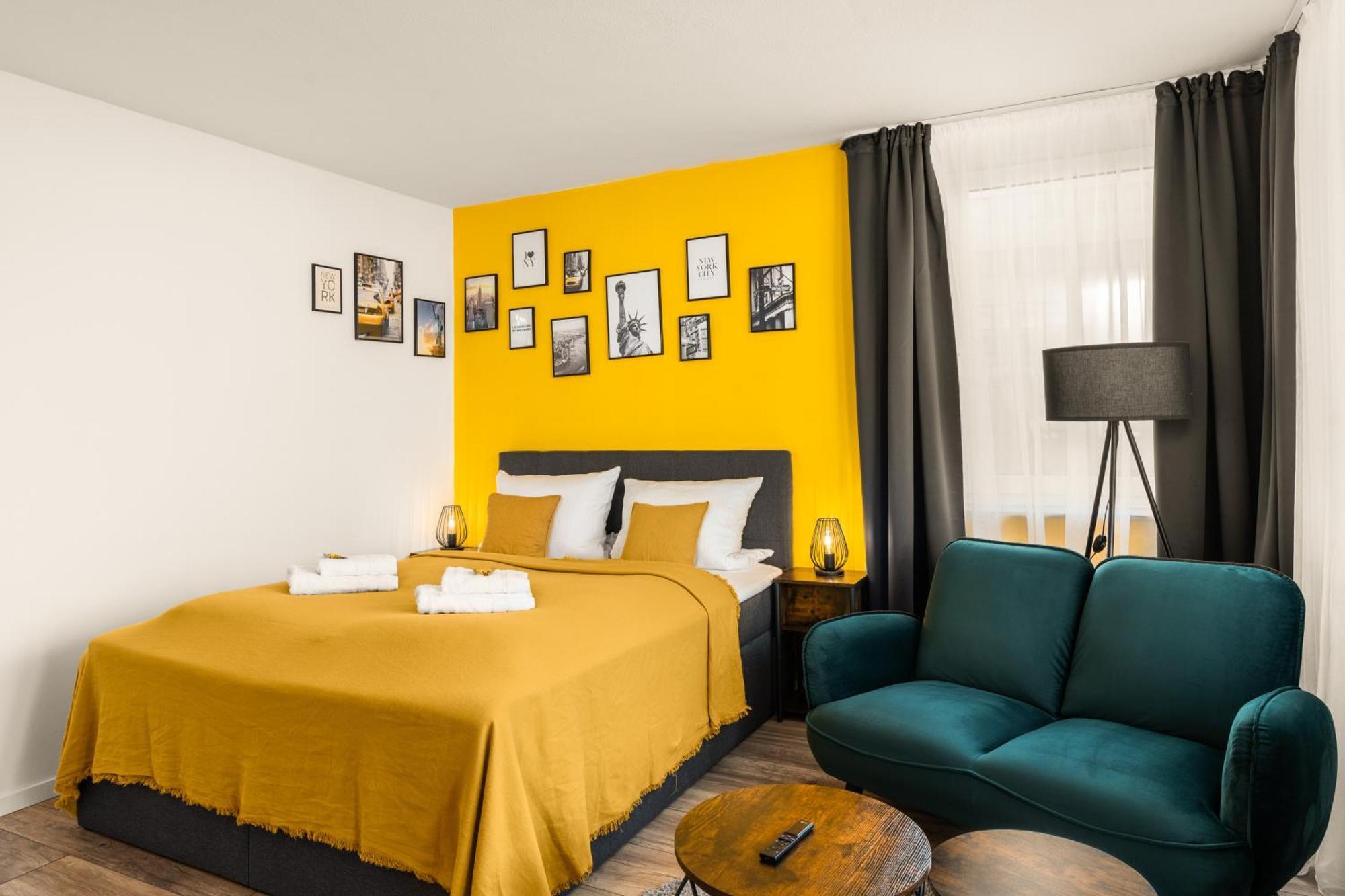 Free Living - City Design Apartments, Zentrum, Outlet, Balkon, Kueche Wolfsburg Eksteriør bilde