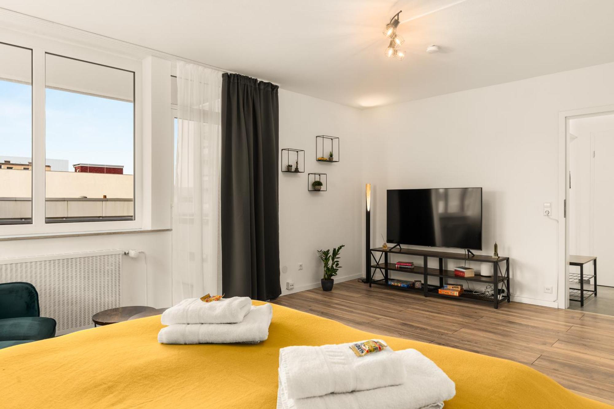 Free Living - City Design Apartments, Zentrum, Outlet, Balkon, Kueche Wolfsburg Eksteriør bilde