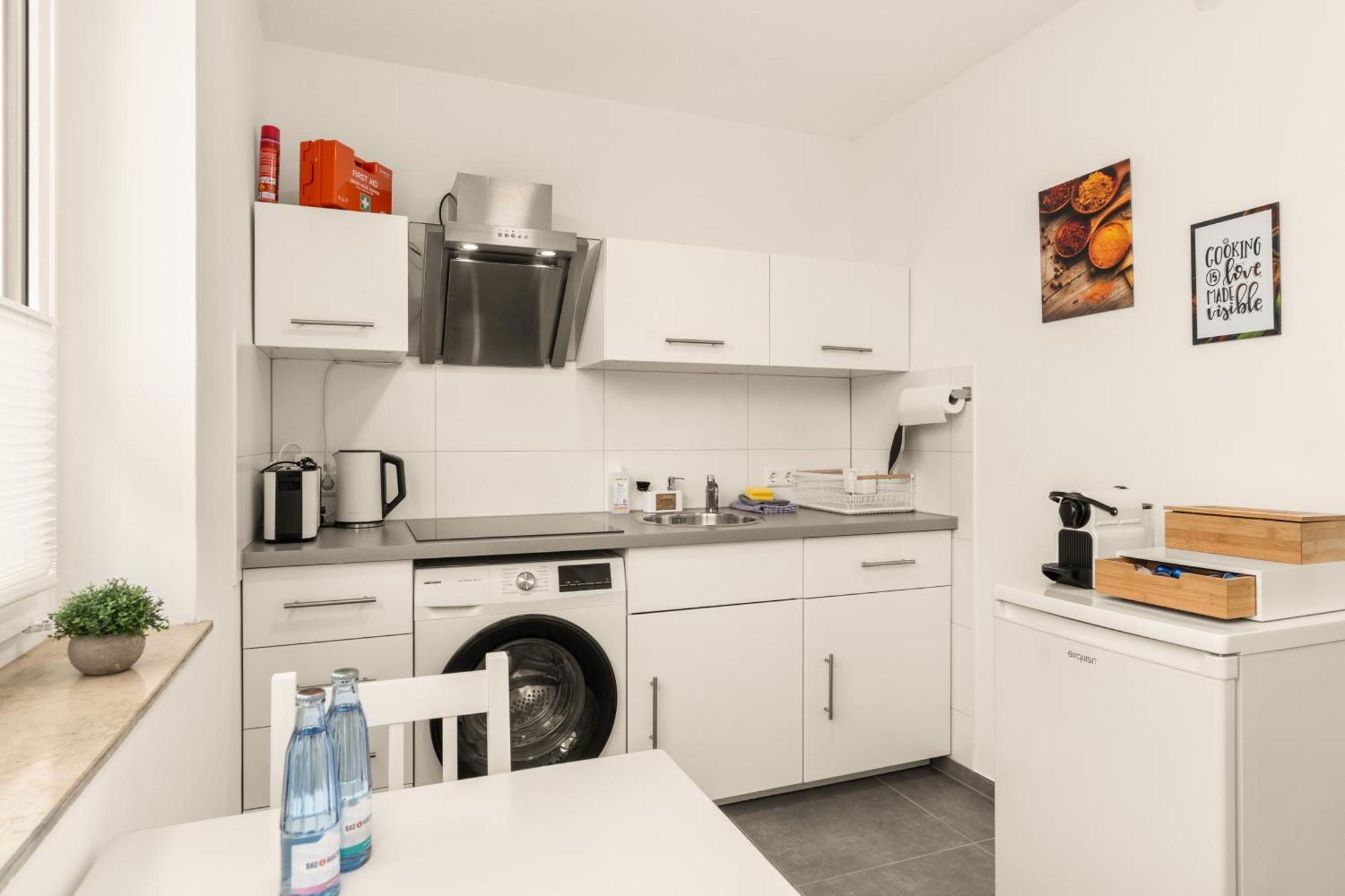 Free Living - City Design Apartments, Zentrum, Outlet, Balkon, Kueche Wolfsburg Eksteriør bilde